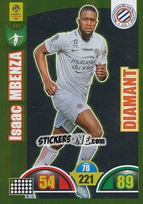 Sticker Isaac Mbenza - FOOT 2018-2019. Adrenalyn XL n. 416 - Panini