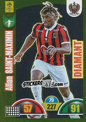 Sticker Allan Saint-Maximin - FOOT 2018-2019. Adrenalyn XL n. 417 - Panini