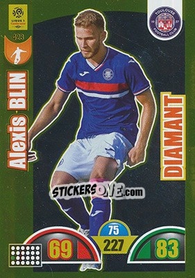 Sticker Alexis Blin - FOOT 2018-2019. Adrenalyn XL n. 423 - Panini