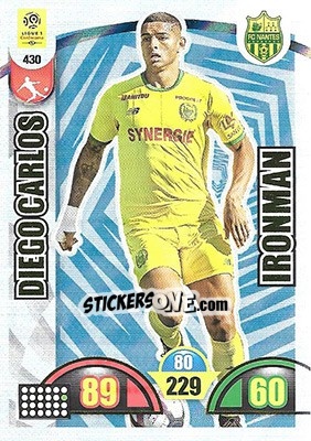 Sticker Diego Carlos - FOOT 2018-2019. Adrenalyn XL n. 430 - Panini