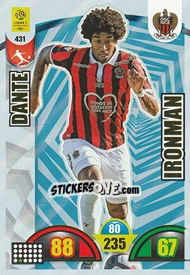 Sticker Dante - FOOT 2018-2019. Adrenalyn XL n. 431 - Panini