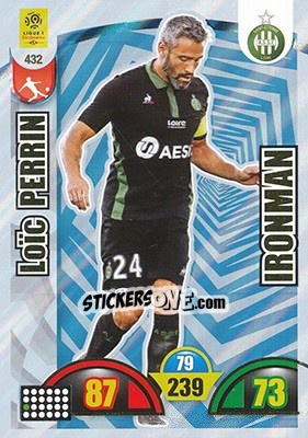 Sticker Loïc Perrin - FOOT 2018-2019. Adrenalyn XL n. 432 - Panini