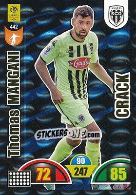 Sticker Thomas Mangani - FOOT 2018-2019. Adrenalyn XL n. 442 - Panini