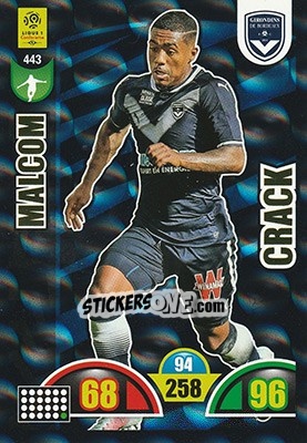 Sticker Malcom - FOOT 2018-2019. Adrenalyn XL n. 443 - Panini