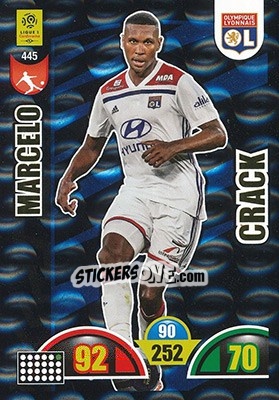 Sticker Marcelo - FOOT 2018-2019. Adrenalyn XL n. 445 - Panini