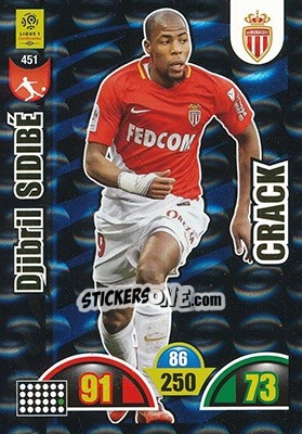 Sticker Djibril Sidibé - FOOT 2018-2019. Adrenalyn XL n. 451 - Panini