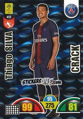 Figurina Thiago Silva - FOOT 2018-2019. Adrenalyn XL - Panini