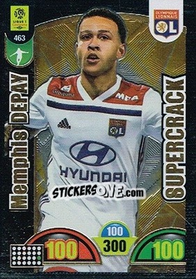 Sticker Memphis Depay - FOOT 2018-2019. Adrenalyn XL n. 463 - Panini