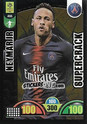 Sticker Neymar Jr - FOOT 2018-2019. Adrenalyn XL n. 466 - Panini