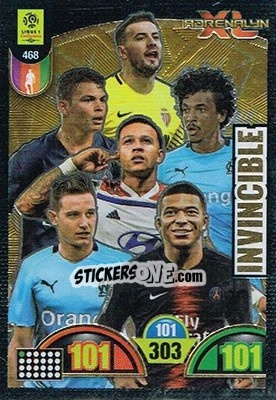 Sticker Invincible - FOOT 2018-2019. Adrenalyn XL n. 468 - Panini