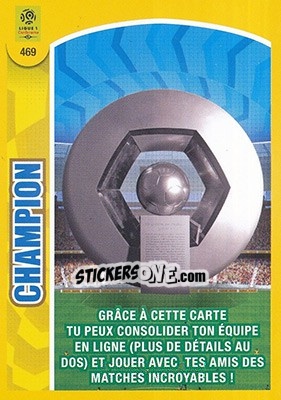 Sticker Champion - FOOT 2018-2019. Adrenalyn XL n. 469 - Panini