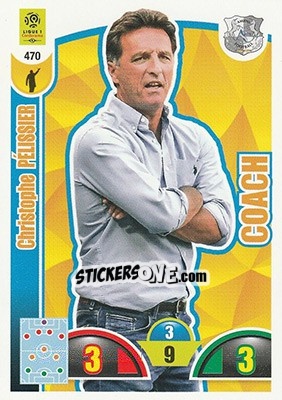 Sticker Christophe Pélissier - FOOT 2018-2019. Adrenalyn XL n. 470 - Panini