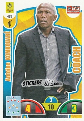 Cromo Antoine Kombouaré - FOOT 2018-2019. Adrenalyn XL - Panini