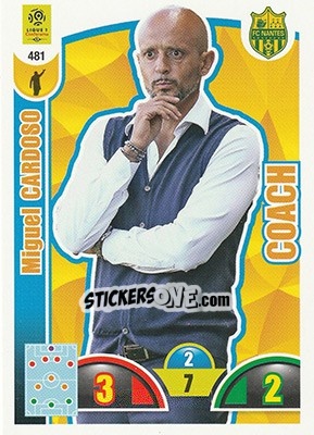 Cromo Miguel Cardoso - FOOT 2018-2019. Adrenalyn XL n. 481 - Panini