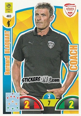 Sticker Bernard Blaquart - FOOT 2018-2019. Adrenalyn XL n. 483 - Panini