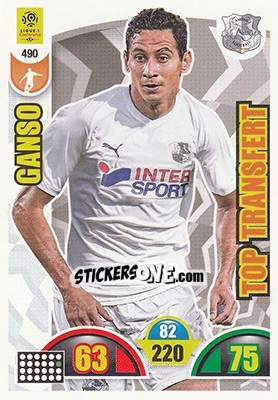 Sticker Ganso - FOOT 2018-2019. Adrenalyn XL n. 490 - Panini
