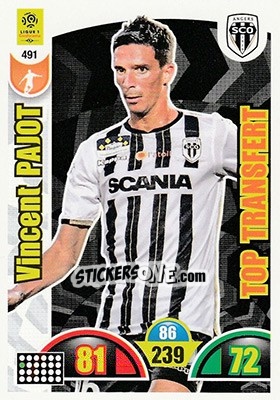 Sticker Vincent Pajot - FOOT 2018-2019. Adrenalyn XL n. 491 - Panini