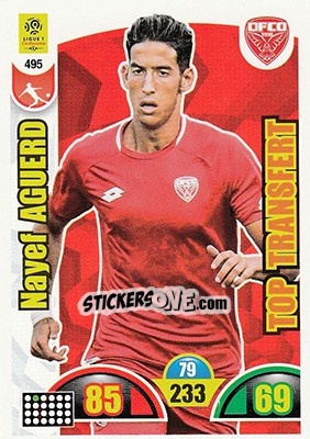 Sticker Nayef Aguerd - FOOT 2018-2019. Adrenalyn XL n. 495 - Panini