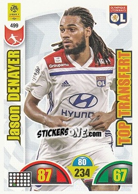 Sticker Jason Denayer - FOOT 2018-2019. Adrenalyn XL n. 499 - Panini