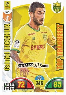 Sticker Gabriel Boschilia - FOOT 2018-2019. Adrenalyn XL - Panini