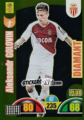 Sticker Aleksandr Golovin - FOOT 2018-2019. Adrenalyn XL n. 520 - Panini