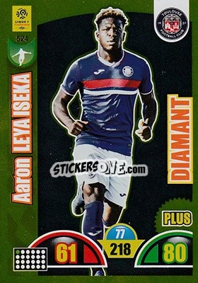 Cromo Aaron Leya Iseka - FOOT 2018-2019. Adrenalyn XL n. 524 - Panini