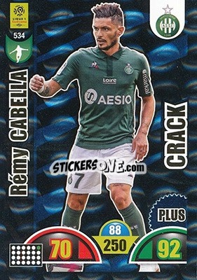Sticker Rémy Cabella - FOOT 2018-2019. Adrenalyn XL n. 534 - Panini