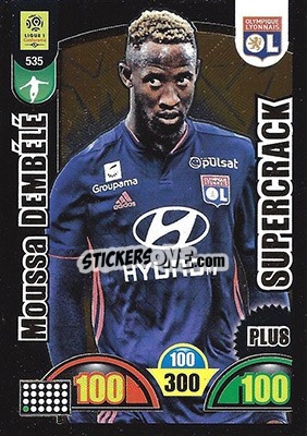 Sticker Moussa Dembélé - FOOT 2018-2019. Adrenalyn XL - Panini