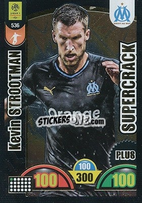 Sticker Kevin Strooman - FOOT 2018-2019. Adrenalyn XL n. 536 - Panini