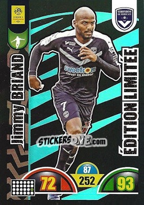 Sticker Jimmy Briand - FOOT 2018-2019. Adrenalyn XL n. LE-JB - Panini