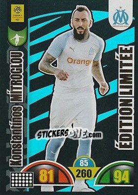 Figurina Kostas Mitroglou - FOOT 2018-2019. Adrenalyn XL n. LE-KM - Panini