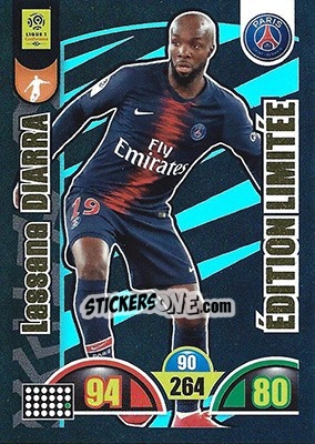 Cromo Lassana Diarra - FOOT 2018-2019. Adrenalyn XL - Panini