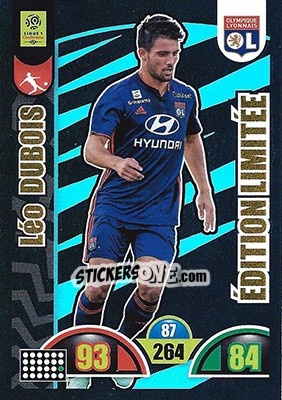 Sticker Léo Dubois - FOOT 2018-2019. Adrenalyn XL n. LE-LDU - Panini