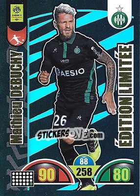 Cromo Mathieu Debuchy - FOOT 2018-2019. Adrenalyn XL - Panini