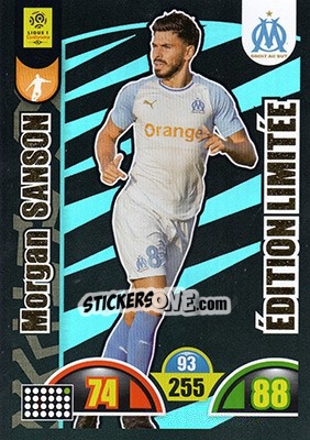 Sticker Morgan Sanson - FOOT 2018-2019. Adrenalyn XL n. LE-MS - Panini