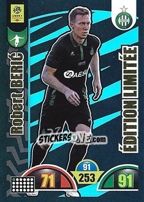 Sticker Robert Beric - FOOT 2018-2019. Adrenalyn XL n. LE-RB - Panini