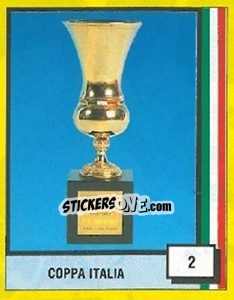 Sticker Coppa Italia - Il Grande Calcio 1990 n. 2 - Vallardi