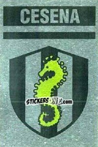Sticker Scudetto Cesena - Il Grande Calcio 1990 - Vallardi