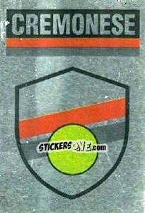 Sticker Scudetto Cremonese - Il Grande Calcio 1990 n. 9 - Vallardi