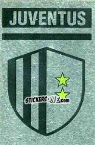 Sticker Scudetto Juventus - Il Grande Calcio 1990 - Vallardi