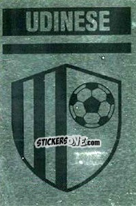 Cromo Scudetto Udinese - Il Grande Calcio 1990 - Vallardi