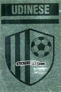 Sticker Scudetto Udinese - Il Grande Calcio 1990 n. 20 - Vallardi