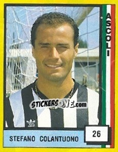 Sticker Stefano Colantuono - Il Grande Calcio 1990 n. 26 - Vallardi