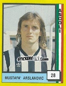 Cromo Mustafa' Arslanovic - Il Grande Calcio 1990 - Vallardi