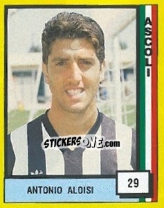 Cromo Antonio Aldisi - Il Grande Calcio 1990 - Vallardi