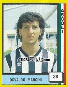 Sticker Osvaldo Mancini - Il Grande Calcio 1990 n. 38 - Vallardi