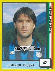Sticker Domenico Progna - Il Grande Calcio 1990 n. 42 - Vallardi