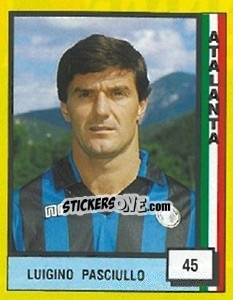 Sticker Luigino Pasciullo - Il Grande Calcio 1990 n. 45 - Vallardi