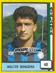 Cromo Walter Bonacina - Il Grande Calcio 1990 - Vallardi