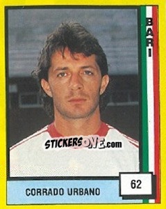 Sticker Corrado Urbano - Il Grande Calcio 1990 n. 62 - Vallardi
